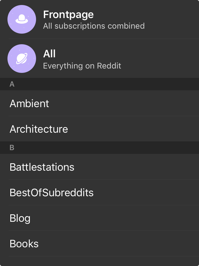 subscriptions