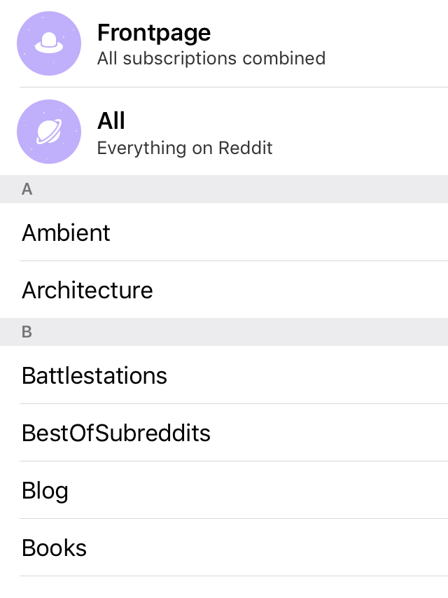 subscriptions